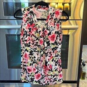 Peter Nygard‎ Pink Tie Front Blouse